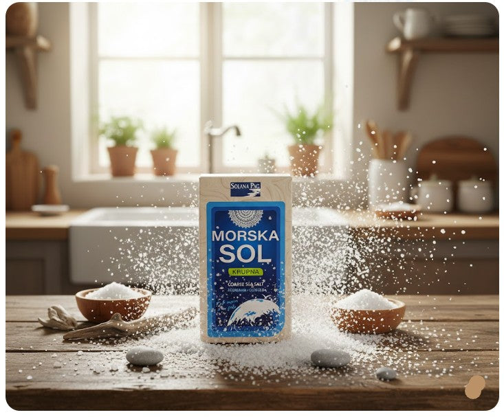 Solana Pag Coarse Sea Salt 1000 g (35.27 oz)