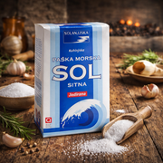 Solana Pag Paska Morska Sol Sitna Iodized Sea Salt 1 kg — authentic pantry from Croatia | Hamilton Euromarket