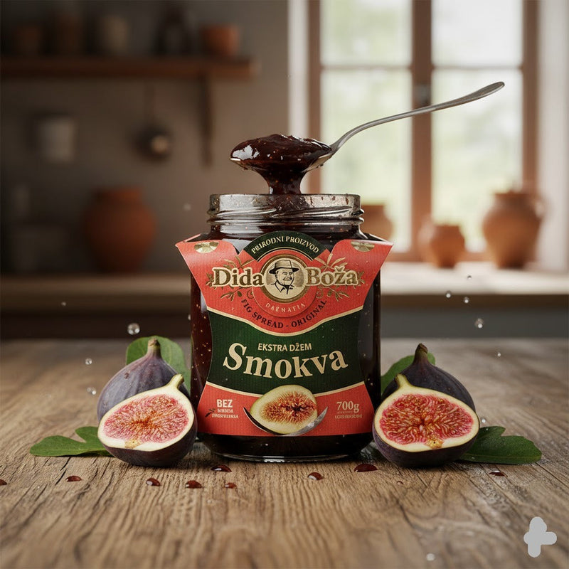Dida Boza Extra Fig Spread 700 g — authentic pantry from Croatia | Hamilton Euromarket