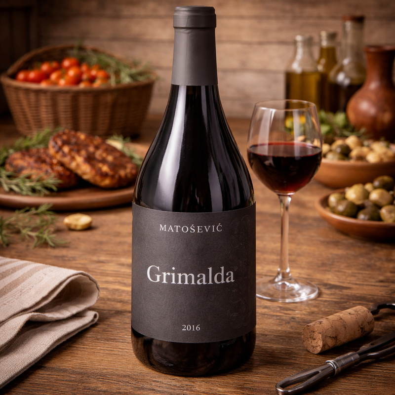 Matošević Grimalda Dry Red Wine 750 mL