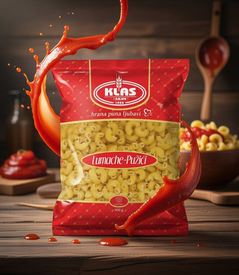 Klas Lumache Pasta Puzici 400 g