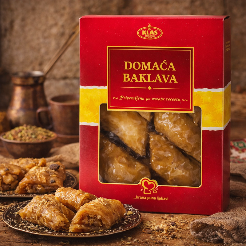 Klas Domaca Baklava 500 g