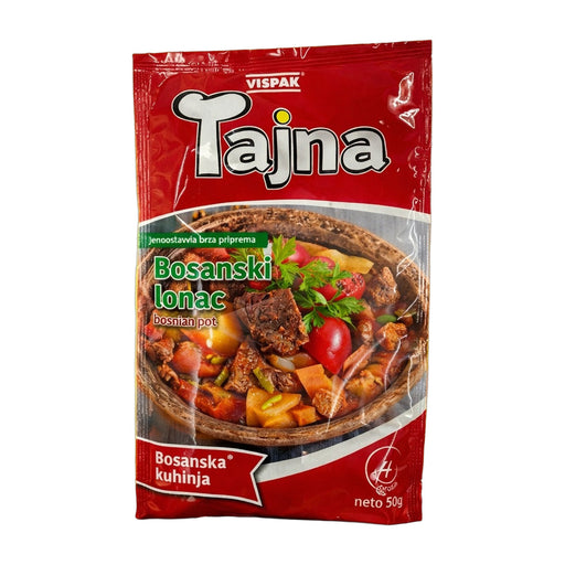 Vispak Tajna Bosanski Lonac Stew Seasoning Mix 50 g | Hamilton Euromarket