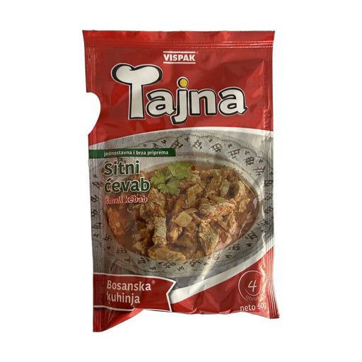 Vispak Tajna Small Kebab Seasoning Mix 50g | Hamilton Euromarket