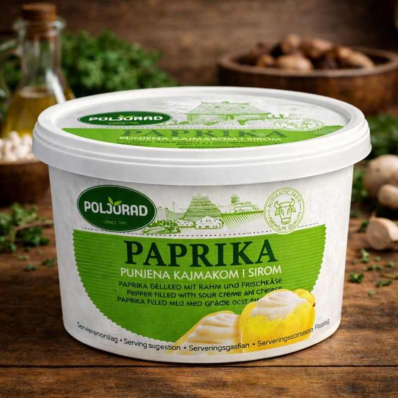 Poljorad Paprika Punjena Kajmakom i Sirom Stuffed Peppers 500 g