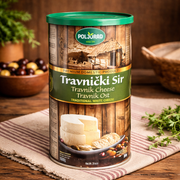 Poljorad Travnicki Sir Traditional White Cheese 1500 g — authentic dairy from Bosnia and Herzegovina | Hamilton Euromarket