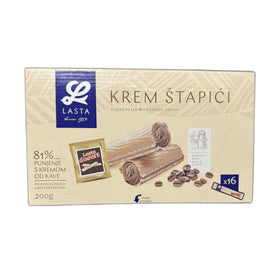 Lasta Coffee Cream Sticks, Bosnian Wafers 200g (7oz)