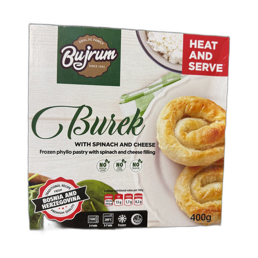 Kraljic Family Bujrum Burek with Spinach and Cheese 400g | Hamilton Euromarket