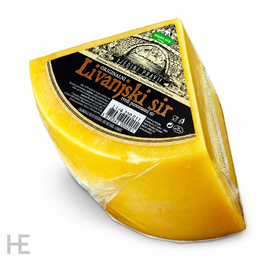 Mljekara Livno Livanjski Classic Cheese 300g — Bosnian hard cheese, mature and nutty