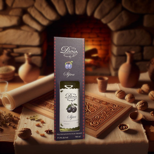 Divna Diluted Slivovitz Plum Brandy 700ml — authentic alcohol from Bosnia and Herzegovina | Hamilton Euromarket