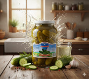 Vitaminka Pickled Cucumbers 2300 g — authentic pantry from North Macedonia | Hamilton Euromarket