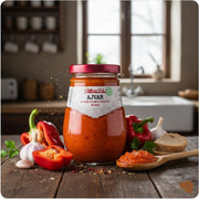 Vitaminka Mild Ajvar Roasted Pepper Spread 690 g — authentic pantry from North Macedonia | Hamilton Euromarket