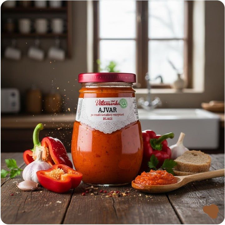 Vitaminka Mild Ajvar Roasted Pepper Spread 690 g