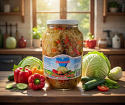 Vitaminka Mixed Salad (Mijesana Salata) 2400 g — authentic pantry from North Macedonia | Hamilton Euromarket