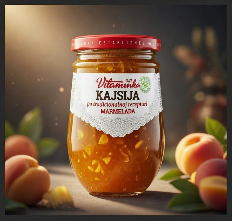 Vitaminka Apricot Marmelada Kajksija 860 g