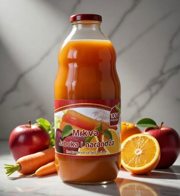 Extra Mrkva, Jabuka i Narandza (Carrot, Apple & Orange) Juice 1 L