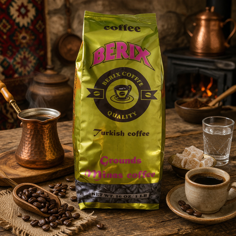 Berix Minas Turkish Ground Coffee 454 g