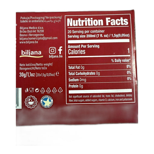 Biljana Mint Tea Nana, Macedonian Herbal Tea 30g (1.1oz) | HE gallery 3871049001023 #2