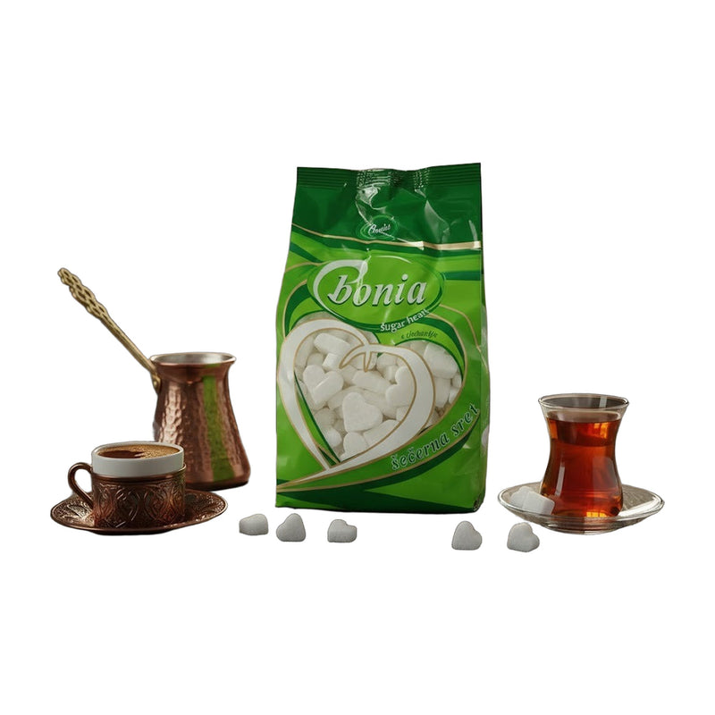 Damirex Bonia Heart-Shaped Sugar Cubes 800 g | Hamilton Euromarket