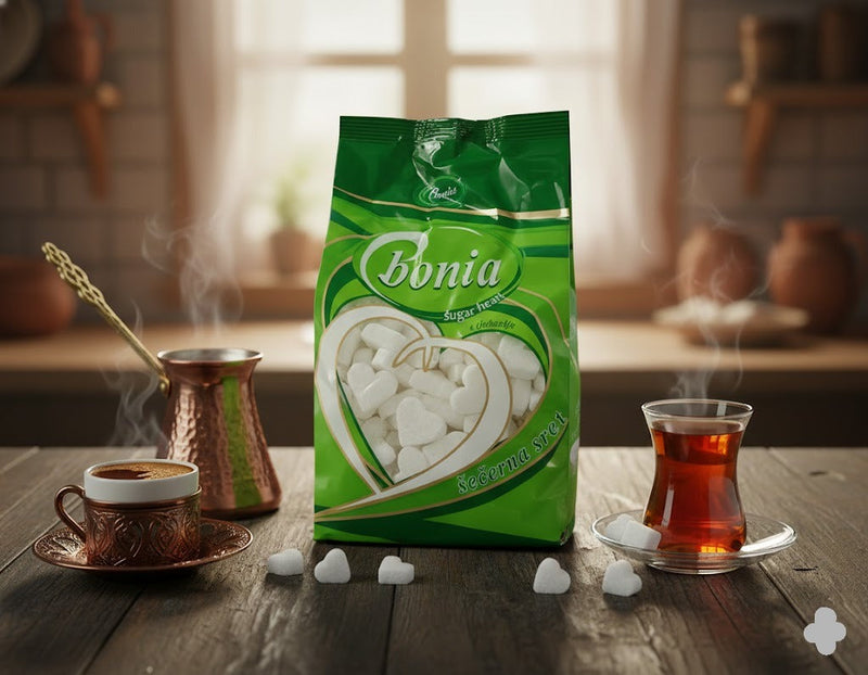 Damirex Bonia Heart-Shaped Sugar Cubes 800 g