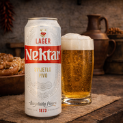 Nektar Lager Svijetlo Pivo Beer 500 mL — authentic alcohol from Bosnia and Herzegovina | Hamilton Euromarket