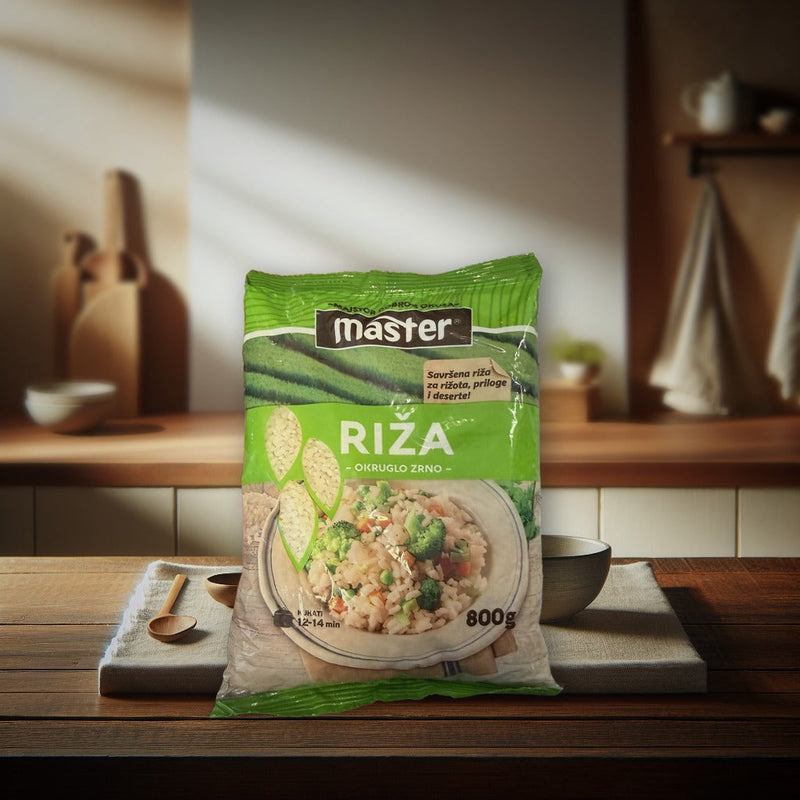 Master Round Grain Rice 800g — authentic pantry from Bosnia and Herzegovina | Hamilton Euromarket