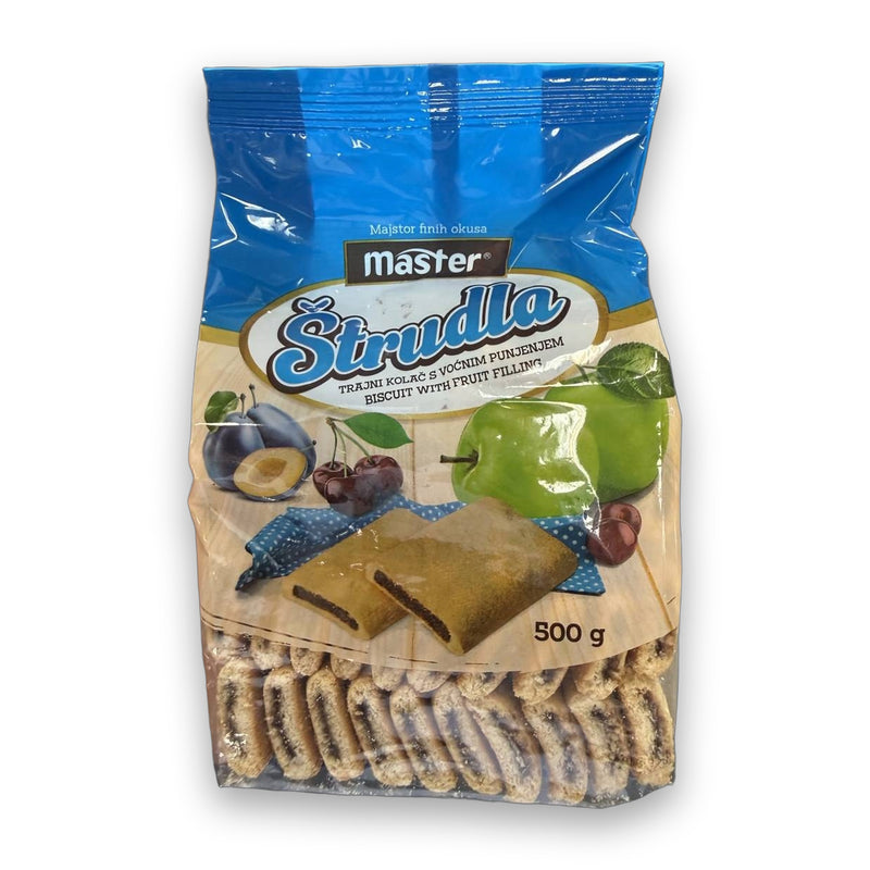 Master Strudla Biscuit with Fruit Filling 500g