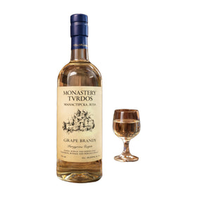 Monastery Tvrdos Grape Brandy, Bosnian Rakija 750ml (25.4fl oz)