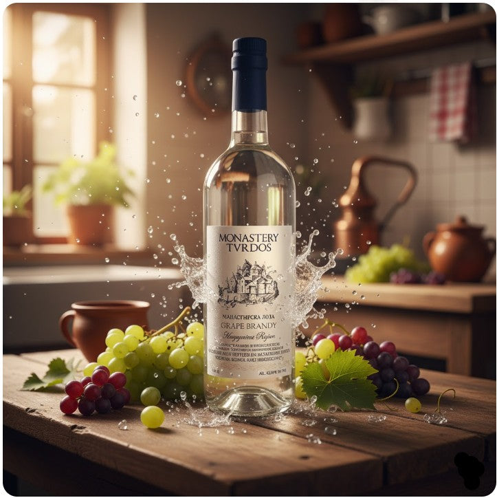 Monastery Tvrdos Grape Brandy 750 ml