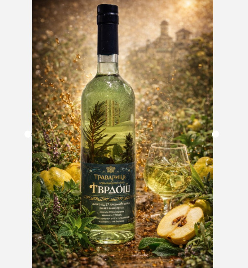 Tvrdos Monastery Travarica Herbal Brandy 700 ml