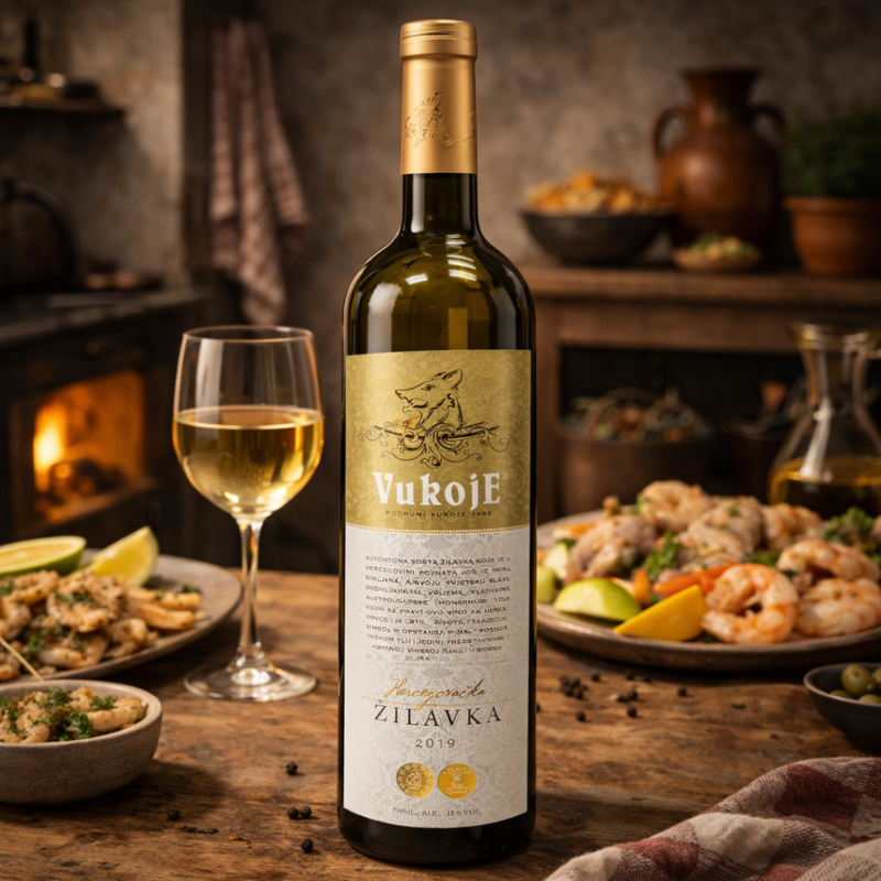 Vinarija Čitluk Hercego Žilavka Wine 750 mL