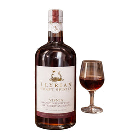 Illyrian Craft Spirits Visnja Cherry Brandy, Kosovan 700ml (23.7fl oz)