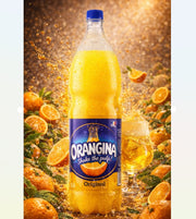 Orangina Orange Soft Drink 1.25 L — authentic beverage from France | Hamilton Euromarket