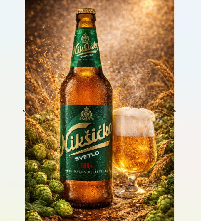 Nikšićko Pivo Lager Beer 500 ml