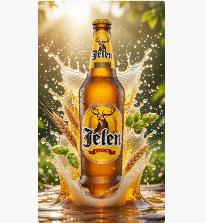 Jelen Beer Lager 500 ml