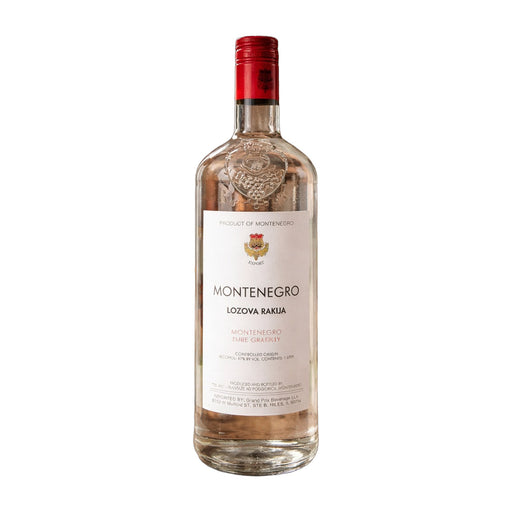 Montenegro Lozova Rakija Grape Brandy 1 L 47% ABV | Hamilton Euromarket