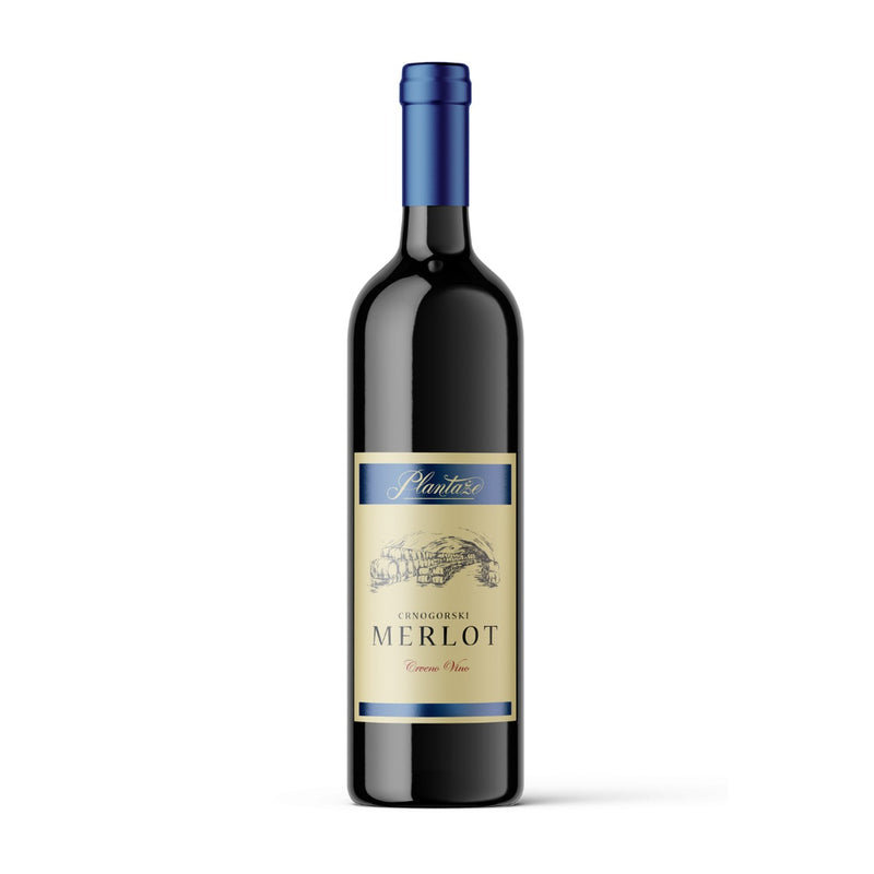 Plantaže Merlot Montenegrin Red Wine 750ml (25.4fl oz) | Hamilton Euromarket