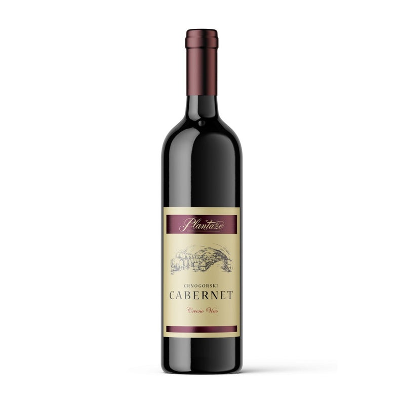 Plantaže Crnogorski Cabernet Montenegrin Red Wine 750ml (25.4fl oz) | Hamilton Euromarket