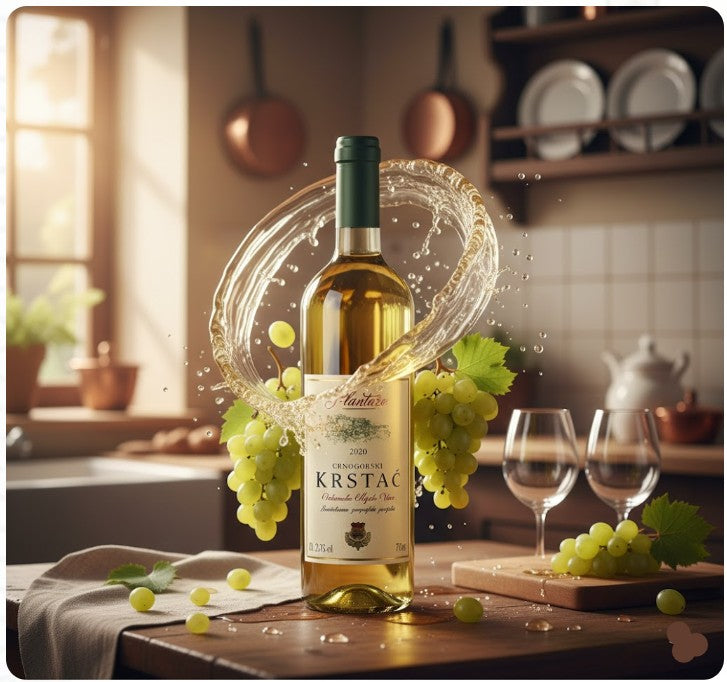 Plantaze Crnogorski Krstac White Wine 750 ml