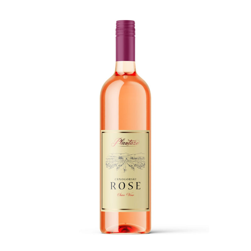 Plantaže Crnogorski Rosé Montenegrin Wine 750ml (25.4fl oz) | Hamilton Euromarket