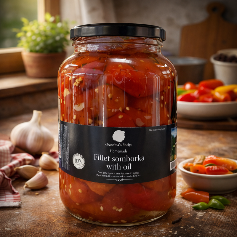 Ask Food Anna Somborka in Oil 2500 g — authentic pantry from United States | Hamilton Euromarket