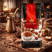 Devolli Princ Turkish-Style Ground Coffee 1000 g — authentic beverage from Turkey | Hamilton Euromarket