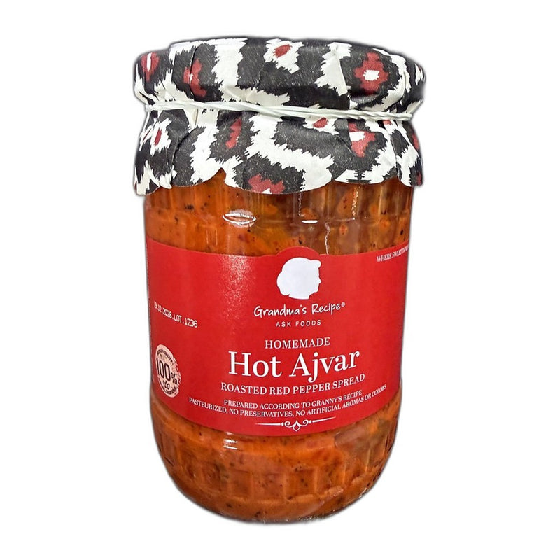Grandma's Recipe Homemade Hot Ajvar (Roasted Red Pepper Spread) | HE gallery 3904837850029 #2