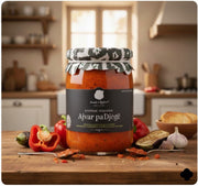 Ask Homemade Mild Ajvar Roasted Pepper Spread 550 g — authentic pantry from Serbia | Hamilton Euromarket