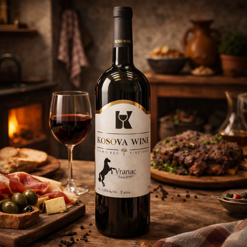 Kosova Wine Vranac Extra 2015 Wine 750 mL