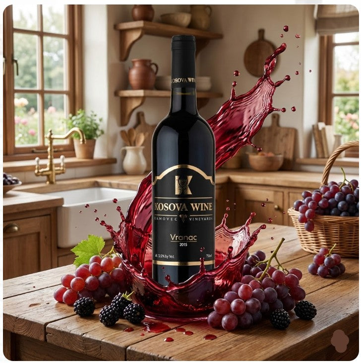 Kosova Wine Vranac Red Wine 750 ml