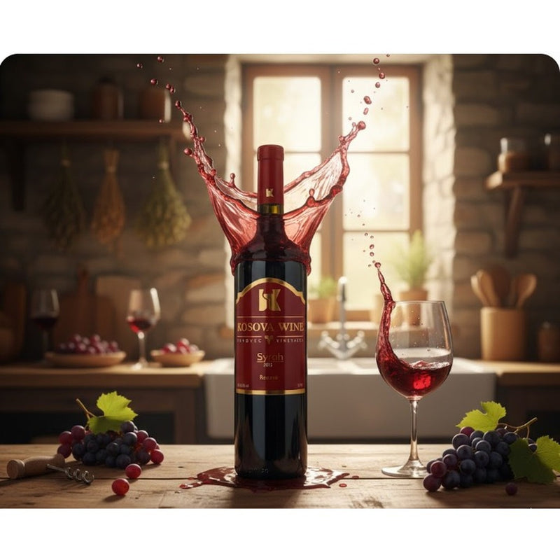 Kosova Wine Syrah Reserve 2015 Wine 750 mL