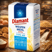 Diamant Weizenmehl Wheat Flour Type 405 1000 g — authentic baking from Germany | Hamilton Euromarket