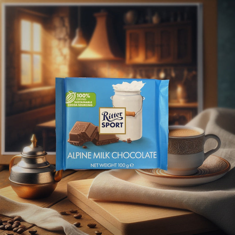 Ritter Sport Milk Chocolate 100g — authentic snack from France | Hamilton Euromarket