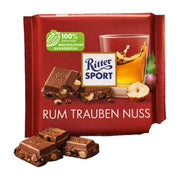 Ritter Sport Rum Trauben Nuss Chocolate Bar 100 g | Hamilton Euromarket